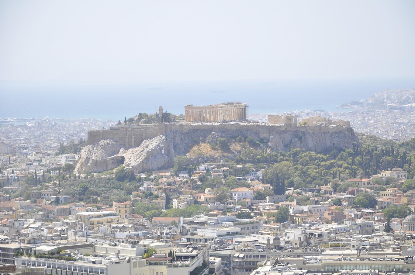 The Acropolis above Athens