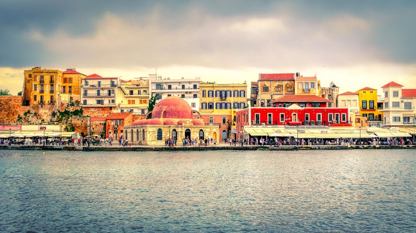 Chania old Venetian harbour, Crete